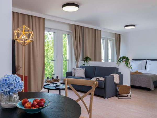 EXCLUSIVE Aparthotel Kraków Lubicz 40 : photo 2 de la chambre studio deluxe