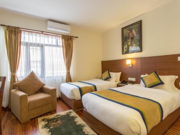 Oasis Kathmandu Hotel : photo 1 de la chambre chambre lits jumeaux de luxe avec navette aéroport gratuite