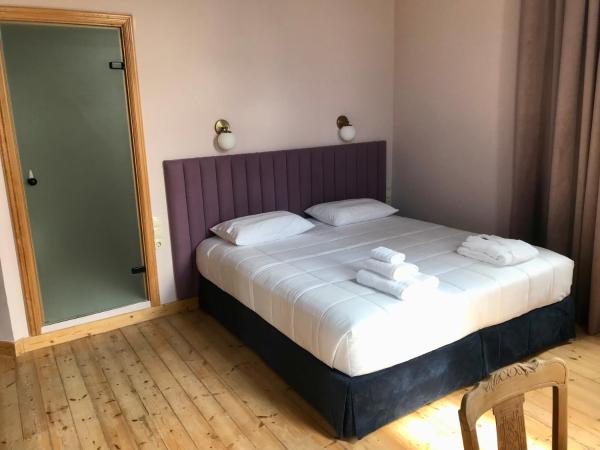 VASILIKON Hotel 1888 the past is present HISTORICAL PRESERVATION MONUMENT : photo 4 de la chambre chambre lit king-size avec balcon
