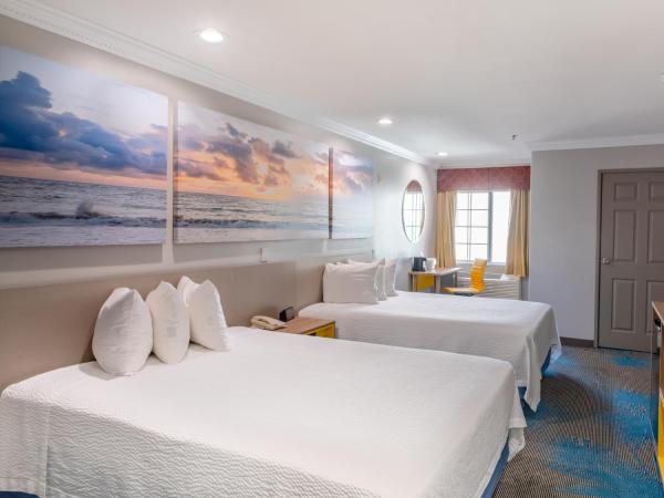 Days Inn by Wyndham Santa Monica : photo 6 de la chambre chambre 2 lits queen-size - non-fumeurs