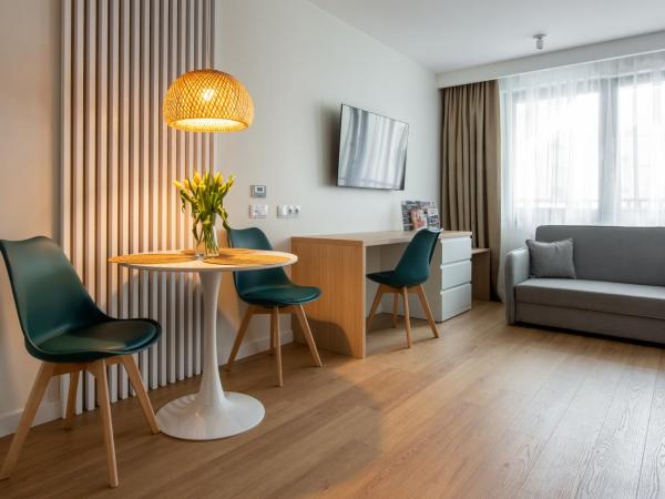 InPoint Apartments G15 near Old Town & Kazimierz : photo 7 de la chambre studio lit king-size avec canapé-lit