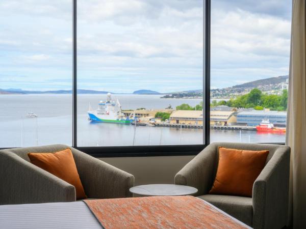 Hotel Grand Chancellor Hobart : photo 3 de la chambre chambre lits jumeaux - vue sur port