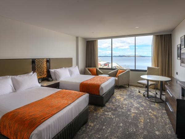 Hotel Grand Chancellor Hobart : photo 2 de la chambre chambre lits jumeaux - vue sur port