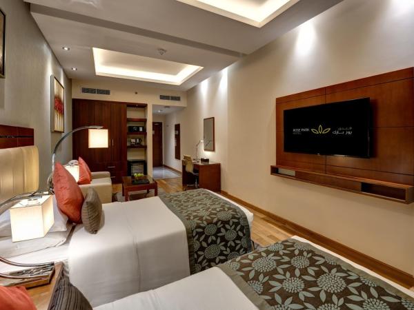 Rose Park Hotel - Al Barsha, Opposite Metro Station : photo 5 de la chambre chambre lits jumeaux deluxe - départ tardif à 14h00