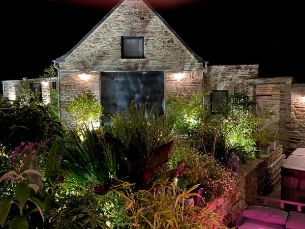 L'ARDOISIÈRE, maison d'hôtes et d'amis : photo 2 de la chambre chambre quadruple en duplex