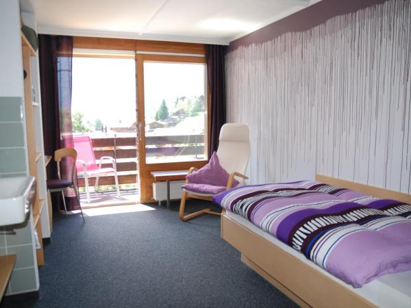 Hotel Lauberhorn - Home for Outdoor Activities : photo 2 de la chambre chambre simple avec balcon – vue sur eiger