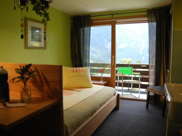 Hotel Lauberhorn - Home for Outdoor Activities : photo 8 de la chambre chambre simple avec balcon – vue sur eiger