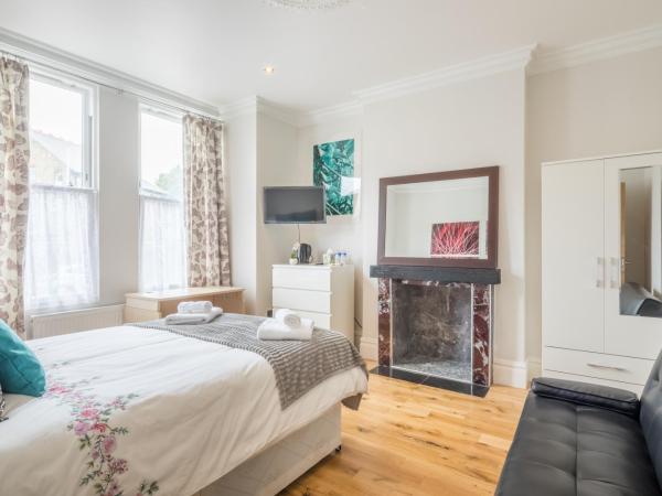 Tulse Hill Luxury Cosy Rooms : photo 2 de la chambre chambre double avec salle de bains commune