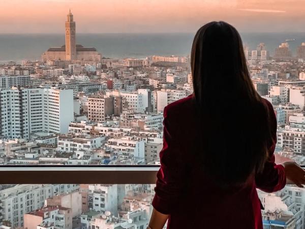 Kenzi Tower Hotel : photo 4 de la chambre chambre privilège avec 2 lits queen-size - vue sur ville