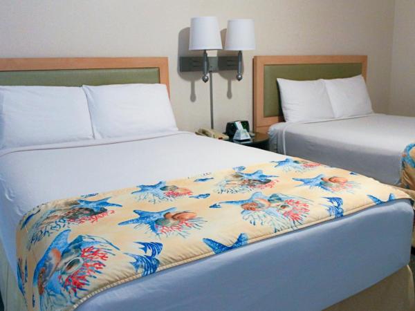 Beach Place Hotel : photo 7 de la chambre chambre double supérieure avec 2 lits doubles et cuisine - parking gratuit