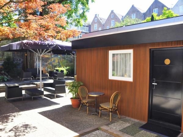 Huygens Place Amsterdam : photo 5 de la chambre chambre double - vue sur jardin