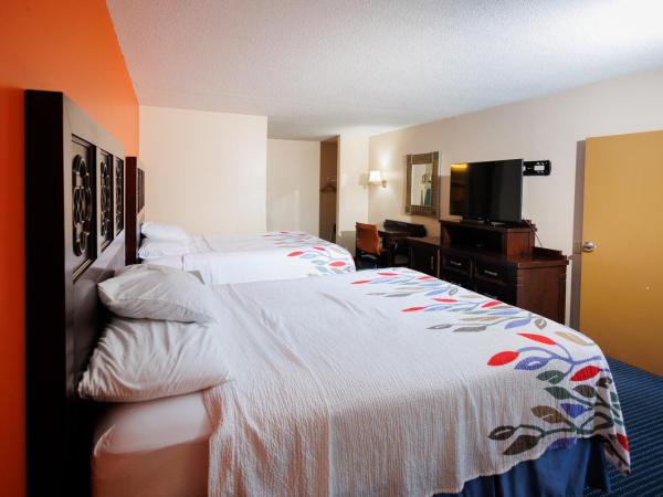 Garnet Inn & Suites, Orlando : photo 8 de la chambre family suite with two beds with garden/pool view