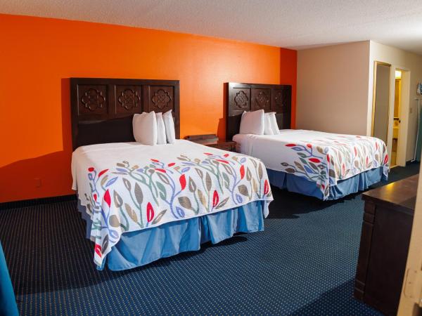 Garnet Inn & Suites, Orlando : photo 6 de la chambre family suite with two beds with garden/pool view