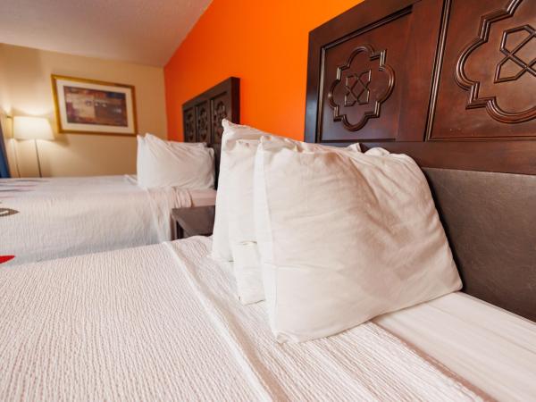 Garnet Inn & Suites, Orlando : photo 3 de la chambre family suite with two beds with garden/pool view