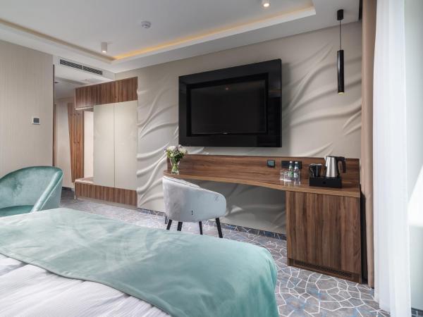 Love Sopot Residence : photo 2 de la chambre chambre double ou lits jumeaux deluxe avec balcon