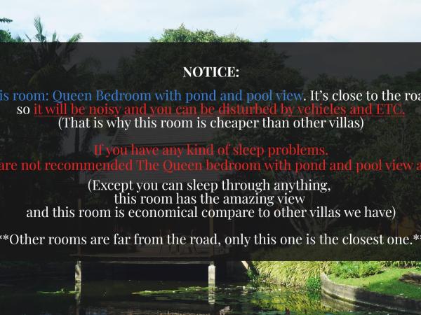 Baansuwanburi - บ้านสุวรรณบุรี : photo 2 de la chambre chambre lit queen-size - vue sur Étang et piscine