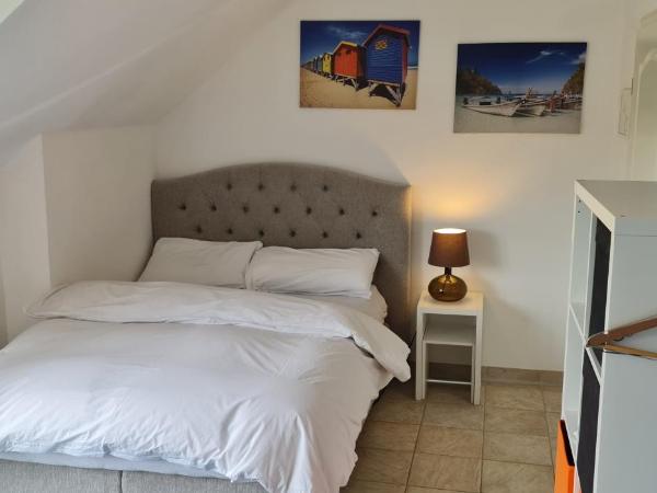 Schönste Lage am Rhein in unmittelbarer Stadtnähe, B & B : photo 1 de la chambre chambre double - vue sur jardin