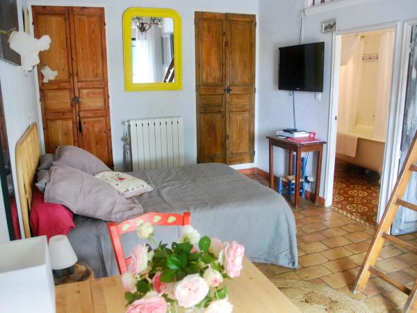 Les Volets Bleus Provence : photo 5 de la chambre studio avec terrasse