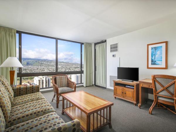 Aston Waikiki Sunset : photo 1 de la chambre suite 1 chambre avec vue sur montagne