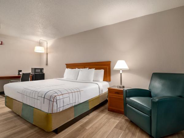 La Quinta Inn by Wyndham Columbus Airport Area : photo 6 de la chambre chambre lit king-size - accessible aux personnes à mobilité réduite