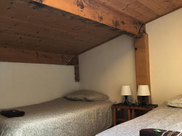 Central Hostel Chatel : photo 1 de la chambre chambre lits jumeaux/double avec salle de bains commune 