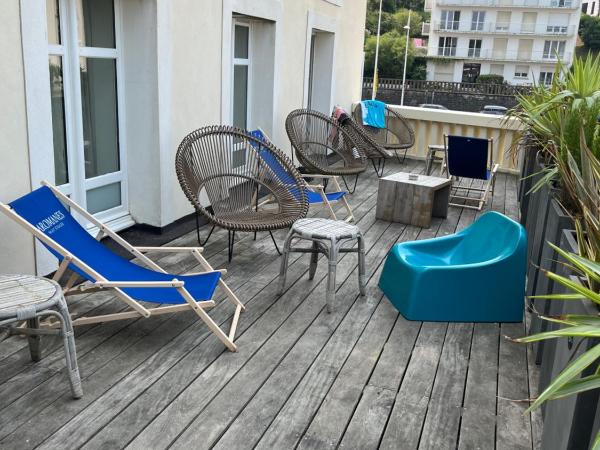 Hôtel Les Baigneuses de Biarritz : photo 4 de la chambre chambre double avec terrasse