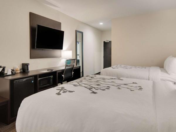 Sleep Inn Dallas Northwest - Irving : photo 6 de la chambre chambre quadruple avec 2 lits queen-size et baignoire - accessible aux personnes à mobilité réduite - non-fumeurs
