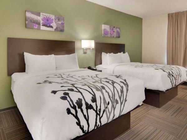 Sleep Inn Dallas Northwest - Irving : photo 7 de la chambre chambre quadruple avec 2 lits queen-size et baignoire - accessible aux personnes à mobilité réduite - non-fumeurs