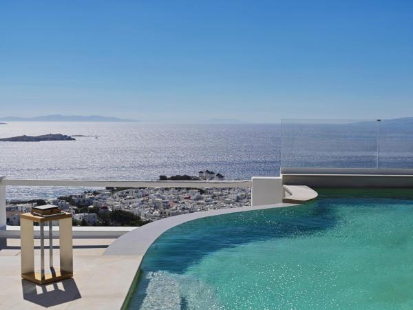 Lovia Mykonos : photo 4 de la chambre suite lune de miel avec piscine privée - vue sur mer