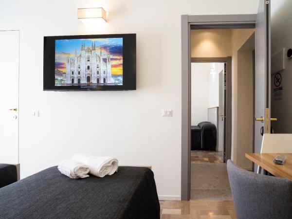 Villino Milano : photo 10 de la chambre chambre lits jumeaux