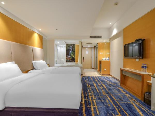 Bayshore Hotel Dalian : photo 4 de la chambre chambre lits jumeaux supérieure - vue sur jardin