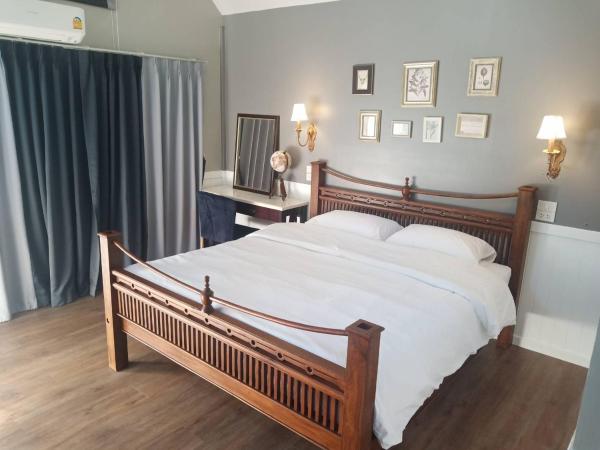 Baan JaoKorKluay บ้านเจ้ากอกล้วย : photo 9 de la chambre chambre lit king-size - vue sur jardin