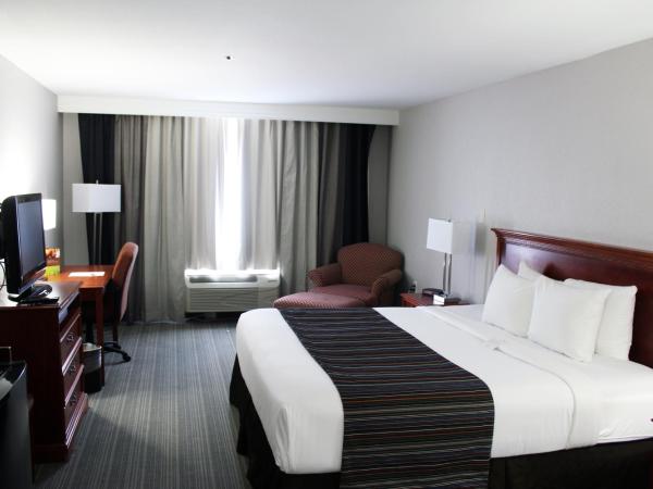 Country Inn & Suites by Radisson, Lackland AFB San Antonio , TX : photo 2 de la chambre chambre lit king-size avec douche accessible en fauteuil roulant - personnes à mobilité réduite/non-fumeurs