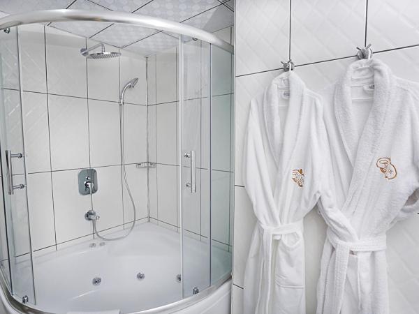 World Point Hotel Istanbul : photo 1 de la chambre suite lit king-size avec baignoire spa