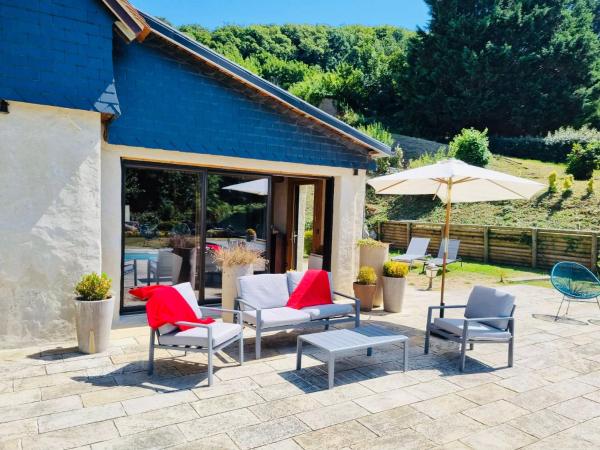 Le Manoir des Impressionnistes - Bord de Mer : photo 3 de la chambre villa avec piscine privée