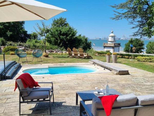 Le Manoir des Impressionnistes - Bord de Mer : photo 2 de la chambre villa avec piscine privée