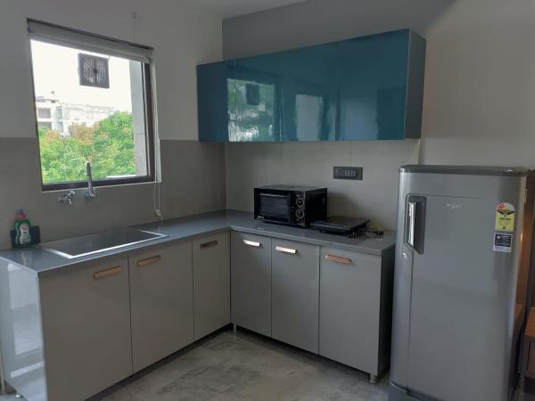 Perch Service Apartment DLF Cyber City : photo 9 de la chambre studio avec balcon 