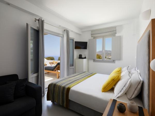 Kalisti Hotel & Suites : photo 1 de la chambre suite prestige avec balcon privé - vue sur mer - dernier Étage