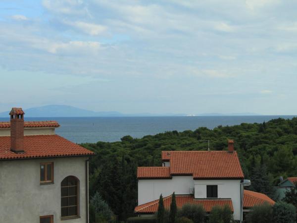 Rooms with a parking space Premantura, Medulin - 7463 : photo 5 de la chambre chambre double avec balcon - vue sur mer