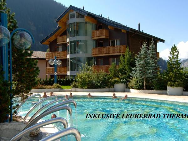 Hotel Viktoria-Leukerbad-Therme : photo 4 de la chambre chambre simple avec balcon - accès au spa et au téléphérique