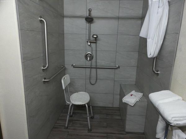 Days Inn & Suites by Wyndham Tucson/Marana : photo 8 de la chambre chambre lit king-size avec douche à l'italienne - accessible aux personnes à mobilité réduite - non-fumeurs