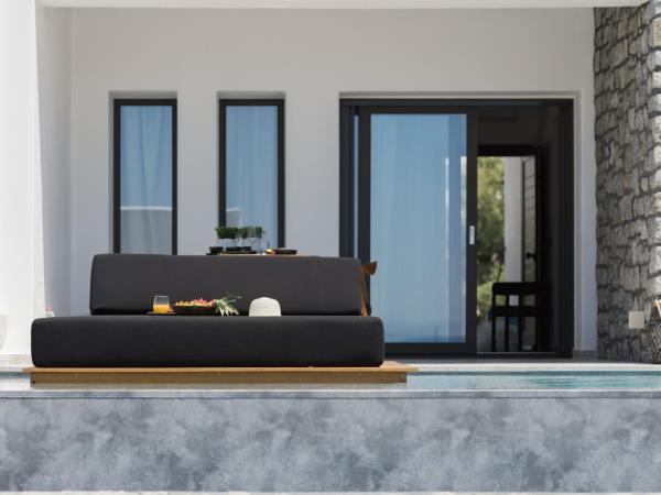 Milestones Naxos : photo 3 de la chambre grande suite avec piscine privée - vue sur mer