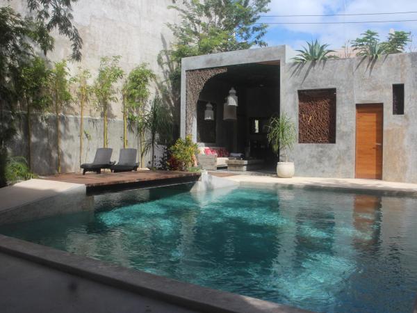 Little Gem Hotel Tulum La Veleta : photo 5 de la chambre suite deluxe avec terrasse privée et baignoire avec contrôle de température