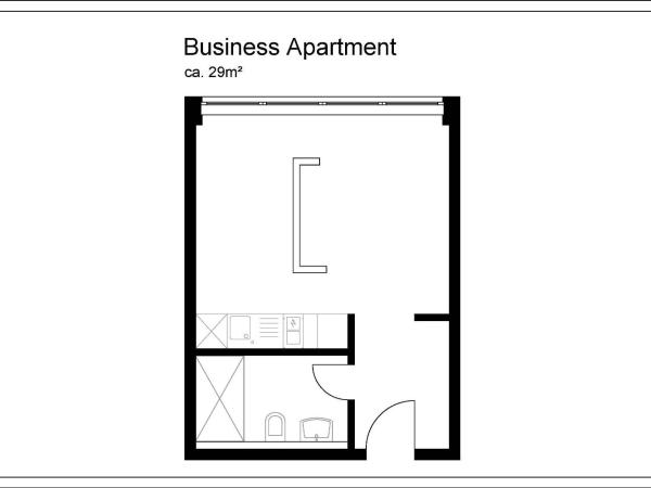 MLOFT Apartments München : photo 7 de la chambre deluxe apartment with kitchenette (2 adults)