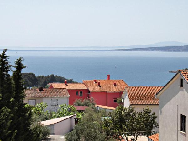 Apartments and rooms with parking space Krk - 5294 : photo 6 de la chambre chambre double avec terrasse - vue sur mer