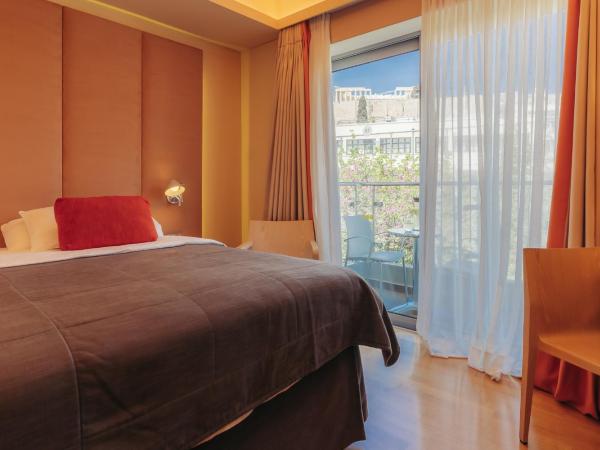 Herodion Hotel : photo 2 de la chambre chambre double ou lits jumeaux supérieure - vue sur l'acropole