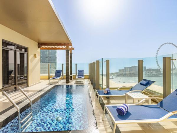 Roda Amwaj Suites Jumeirah Beach Residence : photo 4 de la chambre hébergement 3 chambres avec piscine privée