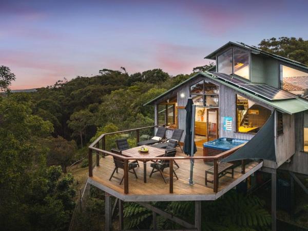 The Oasis Apartments and Treetop Houses : photo 1 de la chambre maison 2 chambres avec bain à remous - cime des arbres (bécassine)