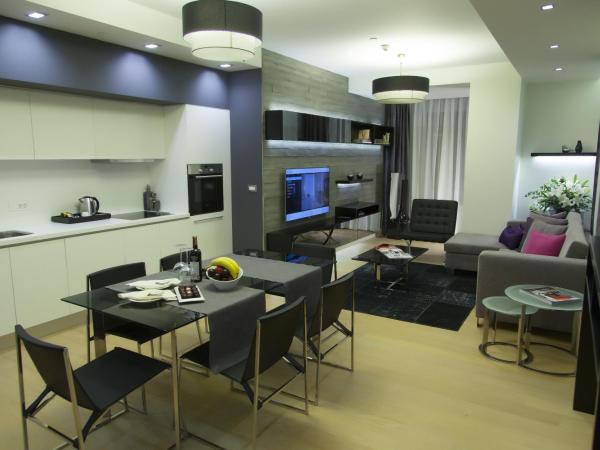 The Leos Residence : photo 3 de la chambre appartement 2 chambres supérieur en angle