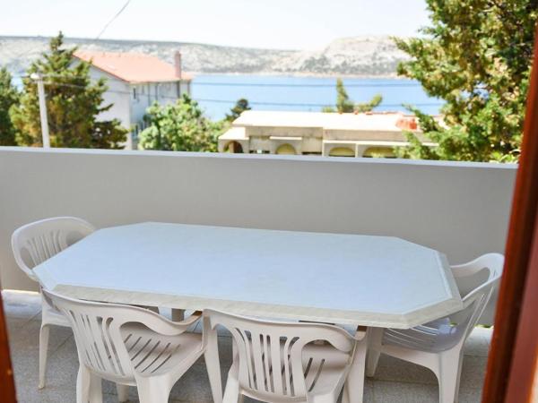 Apartments and rooms by the sea Stara Novalja, Pag - 11626 : photo 9 de la chambre appartement 1 chambre avec terrasse - vue sur mer